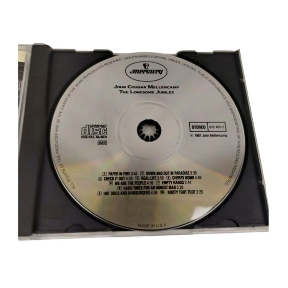 John Cougar Mellancamp The Lonesome Jubilee Audio CD Soft Rock We are the People - Picture 4 of 5